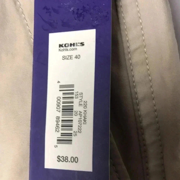 NWT APT 9 MENS SHORTS SIZE 40 100% COTTON TAN - Picture 5 of 12